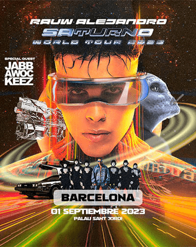 Rauw Alejandro Saturno World Tour 2023 Barcelona en Barcelona