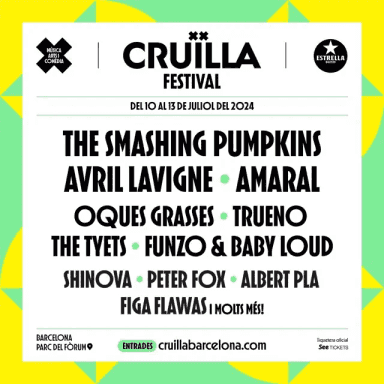 2 entradas Cruilla Festival Barcelona 10 de julio