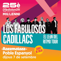 2 entradas Los Fabulosos Cadillacs Barcelona 7 de septiembre