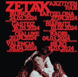 2 entradas Zetak Biarritz 3 de mayo