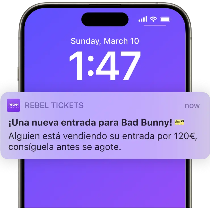 Rebel Tickets App